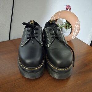 Dr. Martens Black Limited Edition Quilted Audrick with Contrast Stitching